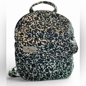 Home Spun at Heart AMISH Black and White Women's Backpack